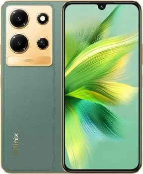 Смартфон Infinix NOTE 30i, 6.66" 1080x2400 AMOLED, MediaTek Helio G85, 8Gb RAM, 256Gb, 3G/4G, NFC, Wi-Fi, BT, 2xCam, 2-Sim, 5000 мАч, USB Type-C, Android 13, зеленый (10044973)