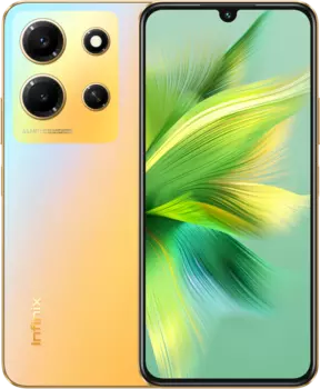 Смартфон Infinix NOTE 30i, 6.66" 2400x1080 AMOLED, MediaTek Helio G85, 8Gb RAM, 128Gb, 3G/4G, NFC, Wi-Fi, BT, 2xCam, 2-Sim, 5000 мАч, USB Type-C, Android 13, золотистый (10044972)
