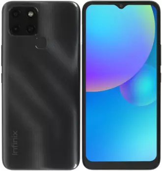 Смартфон Infinix SMART 6, 6.6" 720x1600 IPS, Unisoc SC9863, 2Gb RAM, 32Gb, 3G/4G, NFC, Wi-Fi, BT, 2xCam, 2-Sim, 5000 мАч, Micro-USB, Android 11 Go, черный (X6511)