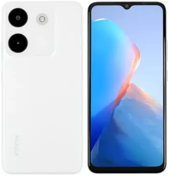 Смартфон Infinix Smart 7, 6.6" 720x1612 IPS, MediaTek Helio A22, 3Gb RAM, 64Gb, 3G/4G, Wi-Fi, BT, 2xCam, 2-Sim, 5000 мАч, Micro-USB, Android 12, белый