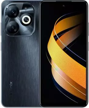Смартфон Infinix Smart 8 Plus, 6.6" 720x1612 IPS, MediaTek Helio G36, 4Gb RAM, 128Gb, 3G/4G, NFC, Wi-Fi, BT, 2xCam, 2-Sim, 6000 мАч, USB Type-C, Android 13, черный (10047656)