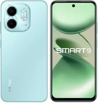 Смартфон Infinix SMART 9, 6.7" 1600x720 IPS, MediaTek Helio G81, 4Gb RAM, 128Gb, 3G/4G, Wi-Fi, BT, 2xCam, 2-Sim, 5000 мАч, USB Type-C, Android 14 (Go Edition), зеленый