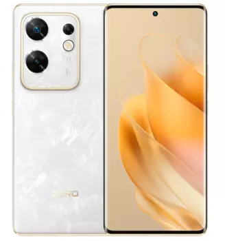 Смартфон Infinix ZERO 30 4G, 6.78" 2400x1080 OLED, MediaTek Helio G99, 8Gb RAM, 256Gb, 3G/4G, NFC, Wi-Fi, BT, 3xCam, 2-Sim, 5000 мАч, USB Type-C, Android 13, белый