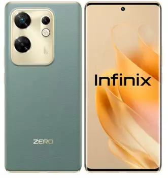 Смартфон Infinix ZERO 30 4G, 6.78" 2400x1080 OLED, MediaTek Helio G99, 8Gb RAM, 256Gb, 3G/4G, NFC, Wi-Fi, BT, 3xCam, 2-Sim, 5000 мАч, USB Type-C, Android 13, зеленый