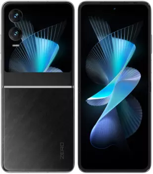 Смартфон Infinix ZERO Flip, 6.9" 2640x1080 AMOLED, MediaTek Dimensity 8020, 8Gb RAM, 512Gb, 3G/4G/5G, NFC, Wi-Fi, BT, 2xCam, 2-Sim, 4.72 А·ч, USB Type-C, Android 14, черный