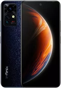 Смартфон Infinix Zero X pro, 6.67" 1080x2400 AMOLED, MediaTek Helio G95, 8Gb RAM, 128Gb, 3G/4G, Wi-Fi, BT, 3xCam, 2-Sim, 4500mAh, USB Type-C, Android 11, черный (10026620)
