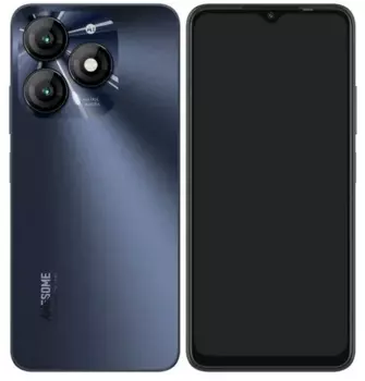 Смартфон ITEL A70, 6.6" 720x1612 IPS, Unisoc Tiger T603, 4Gb RAM, 256Gb, 3G/4G, Wi-Fi, BT, 2xCam, 2-Sim, 5000 мАч, USB Type-C, Android 13 Go, черный (10048109)