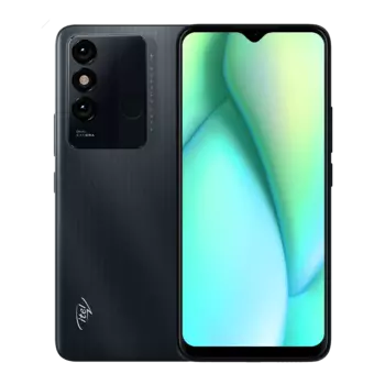 Смартфон ITEL Vision 3 Plus, 6.8" 720x1640 IPS, Unisoc Tiger T606, 4Gb RAM, 64Gb, 3G/4G, NFC, Wi-Fi, BT, 2xCam, 2-Sim, 6000 мА⋅ч, Micro-USB, Android 11, черный (P682LPN)