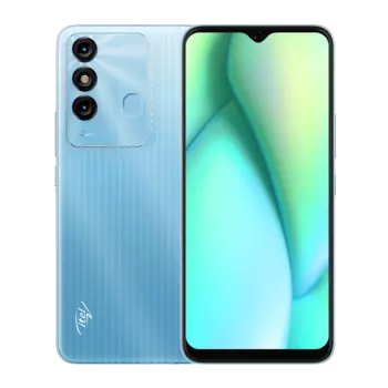 Смартфон ITEL Vision 3 Plus, 6.8" 720x1640 IPS, Unisoc Tiger T606, 4Gb RAM, 64Gb, 3G/4G, NFC, Wi-Fi, BT, 2xCam, 2-Sim, 6000 мА⋅ч, Micro-USB, Android 11, синий (P682LPN)