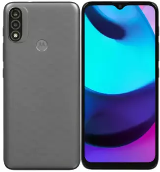 Смартфон Motorola moto e20, 6.5" 720x1600 IPS, Unisoc Tiger T606, 2Gb RAM, 32Gb, 3G/4G, Wi-Fi, BT, 2xCam, 2-Sim, 4000 мА⋅ч, USB Type-C, Android 11 Go, серый (PASY0009FR)