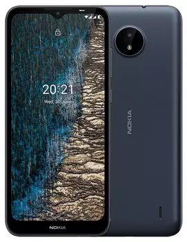 Смартфон Nokia C20 2/32GB, 6.5" 1600x720 IPS, Unisoc SC9863A, 2Gb RAM, 32Gb, 3G/4G, Wi-Fi, BT, Cam, 2-Sim, 3000 мАч, Micro-USB, Android 10, синий (286651859)