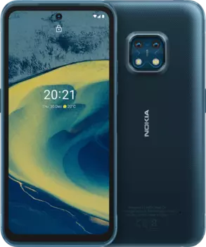 Смартфон Nokia XR20, 6.67" 2400x1080 IPS, Snapdragon 480, 6Gb RAM, 128Gb, 3G/4G/5G, NFC, Wi-Fi, BT, 2xCam, 2-Sim, 4630mAh, Ударопрочный корпус, USB Type-C, Android 11, синий (VMA750S9FI1LV0)