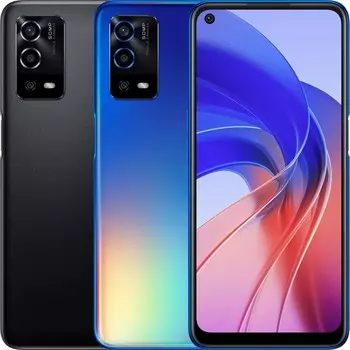 Смартфон OPPO A55, 6.51" 1600x720 IPS, Helio G35, 4Gb RAM, 64Gb, 3G/4G, Wi-Fi, BT, 3xCam, 2-Sim, 5000mAh, Android 11, черный