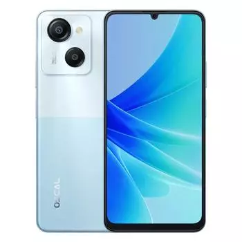Смартфон Oscal Modern 8, 6.75" 1600x720 IPS, Unisoc T616, 8Gb RAM, 128Gb, 3G/4G, Wi-Fi, BT, 2xCam, 2-Sim, 6000 мАч, USB Type-C, Android 13, синий