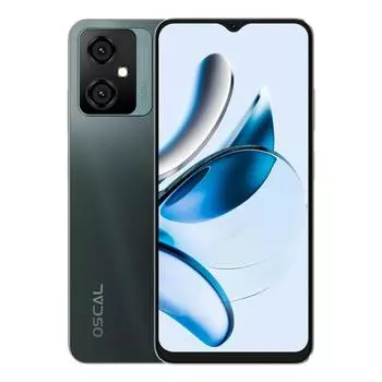Смартфон Oscal Tiger 10, 6.56" 1612x720 IPS, Unisoc Tiger T606, 8Gb RAM, 256Gb, 3G/4G, Wi-Fi, BT, 2xCam, 2-Sim, 5180 мАч, USB Type-C, Android 13, черный