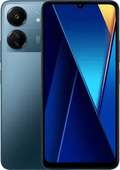 Смартфон POCO C65, 6.74" 1600x720 IPS, MediaTek Helio G85, 6Gb RAM, 128Gb, 3G/4G, NFC, Wi-Fi, BT, 2xCam, 2-Sim, 5000 мАч, USB Type-C, Android 13, синий (51287)