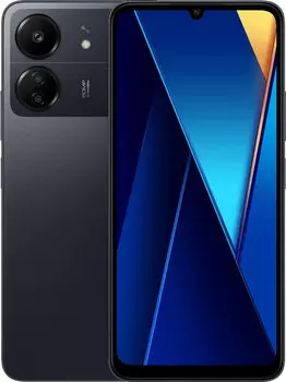 Смартфон POCO C65, 6.74" 1600x720 IPS, MediaTek Helio G85, 8Gb RAM, 256Gb, 3G/4G, NFC, Wi-Fi, BT, 2xCam, 2-Sim, 5000 мАч, USB Type-C, Android 13, черный (51199)