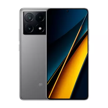 Смартфон POCO X6 Pro 5G, 6.67" 2712x1220 AMOLED, MediaTek Dimensity 8300 Ultra, 12Gb RAM, 512Gb, 3G/4G/5G, NFC, Wi-Fi, BT, 3xCam, 2-Sim, 5000 мАч, USB Type-C, Android 13, серый (MZB0FULRU)