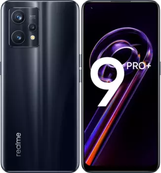 Смартфон Realme 9 Pro+, 6.4" 2400x1080 AMOLED, MediaTek Dimensity 920, 8Gb RAM, 256Gb, 3G/4G/5G, NFC, Wi-Fi, BT, 3xCam, 2-Sim, 4500mAh, USB Type-C, Android 12, черный (6040833)