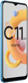 Смартфон Realme C11 (2021), 6.5" 1600x720 TFT, Unisoc SC9863A, 2Gb RAM, 32Gb, 3G/4G, Wi-Fi, BT, Cam, 2-Sim, 5000 мАч, Micro-USB, Android 11, синий (5995092)