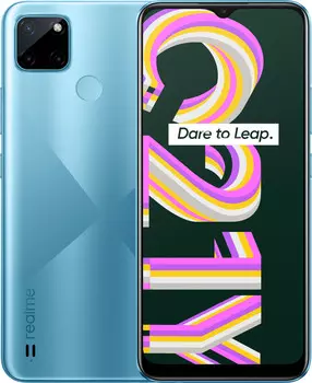 Смартфон Realme C21Y, 6.5" 1600x720 IPS, Unisoc T610, 3Gb RAM, 32Gb, 3G/4G, Wi-Fi, BT, 3xCam, 2-Sim, 5000mAh, micro-USB, Android 10, голубой