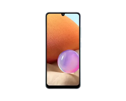 Смартфон Samsung Galaxy A32, 6.4" 2400x1080 Super AMOLED, MediaTek Helio G80, 4Gb RAM, 128Gb, 3G/LTE, NFC, WiFi, BT, 4xCam, 2-Sim, 5000mAh, USB Type-C, Android 11, голубой (SM-A325FZBGSER)
