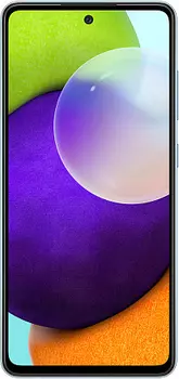 Смартфон Samsung Galaxy A52, 6.5" 1080x2400 AMOLED, Qualcomm Snapdragon 720G, 4Gb RAM, 128Gb, 3G/4G, NFC, Wi-Fi, BT, 4xCam, 2-Sim, 4500mAh, USB Type-C, Android 11, голубой (SM-A525FZBDSER)