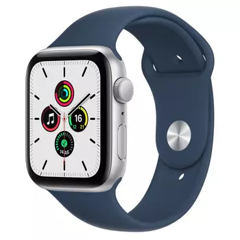 Смарт-часы APPLE Watch SE 44mm OLED, серебристый (MYDQ2B/A)