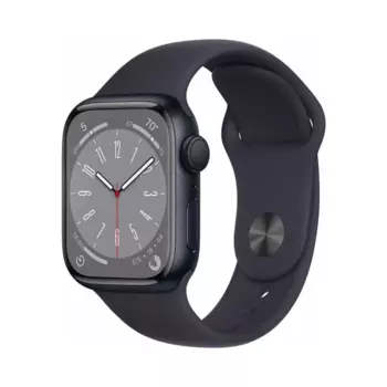 Смарт-часы APPLE Watch Series 8 GPS 45mm S/M OLED, черный (MNUJ3LL/A)