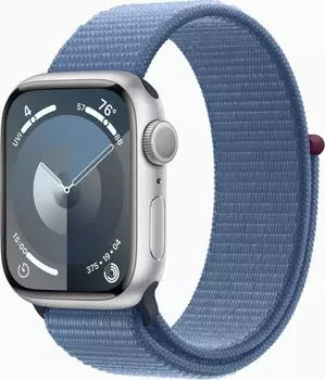 Смарт-часы Apple Watch Series 9 A2978 41мм OLED, серебристый (MR923ZP/A)