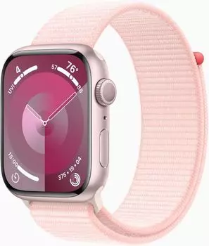 Смарт-часы Apple Watch Series 9 A2980 45мм OLED, розовый (MR9J3ZP/A)