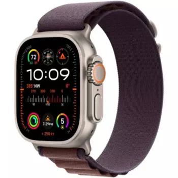 Смарт-часы Apple Watch Ultra 2 A2986 49мм M OLED, титановый/индиго Alpine loop (MRET3LL/A)