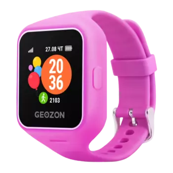 Смарт-часы GEOZON HEALTH , 1.3" IPS, розовый (G-W09PNK)