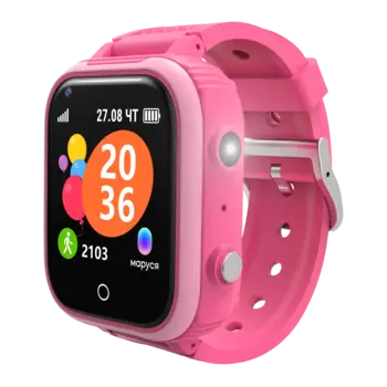 Смарт-часы GEOZON IQ , 1.4" IPS, розовый (G-W17PNK)