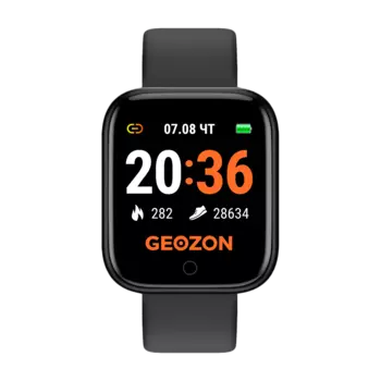 Смарт-часы GEOZON SPRINTER, 1.4" TFT, черный (G-SM11BLK)