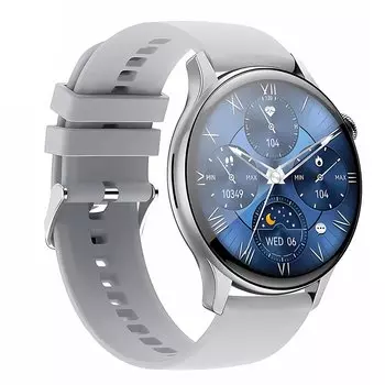 Смарт-часы Hoco Y10 Pro, 1.43" Amoled, серебристый