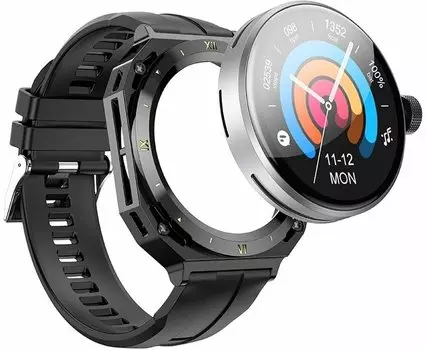 Смарт-часы Hoco Y14, 1.32" IPS, черный (Hoco Y14 Black)