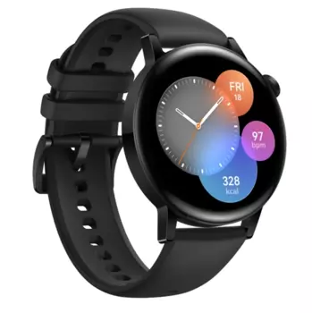 Смарт-часы Huawei GT 3, 1.32" AMOLED, черный (55026974)