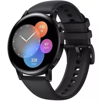 Смарт-часы Huawei GT 3 MIL-B19S, 1.32" Amoled, черный (55027148)