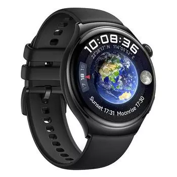 Смарт-часы Huawei Watch 4, 1.5" Amoled, черный (55020APA)
