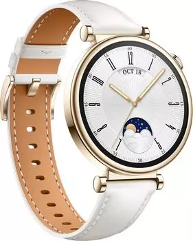 Смарт-часы Huawei Watch GT 4 Aurora-B19L, 1.32" Amoled, белый (55020BHX)