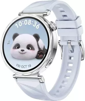 Смарт-часы Huawei Watch GT 5, 1.32" Amoled, серебристый/голубой (55020DHB)
