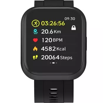 Смарт-часы Omthing E-Joy Smart Watch Plus, 1.65" TFT, черный (WOD003-Black)