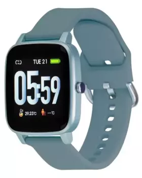 Смарт-часы Qumann QSW 04 Teal, 1.4" TFT, темно-синий (Q-15042)