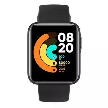 Смарт-часы Xiaomi Mi Watch Lite, 1.4" TFT, черный (BHR4704RU)