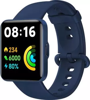Смарт-часы Xiaomi Redmi Watch 2 Lite GL, 1.55" TFT, синий (BHR5440GL)