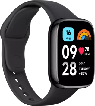 Смарт-часы Xiaomi Redmi Watch 3 Active, 1.83" LCD, черный (BHR7266GL/X47254)