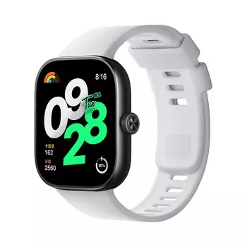 Смарт-часы Xiaomi Redmi Watch 4, 1.97" Amoled, серебристый (BHR7848GL)
