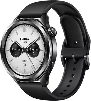 Смарт-часы Xiaomi Watch S4 , 1.43" Amoled, черный (BHR9195GL)