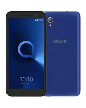 Смартфон Alcatel 1 (5033FR), 5" 960x480 TFT, MediaTek MT6739, 1Gb RAM, 16Gb, 3G/4G, Wi-Fi, BT, Cam, 2-Sim, 2000mAh, micro-USB, Android 11, синий (5033FR-2BALRU12)